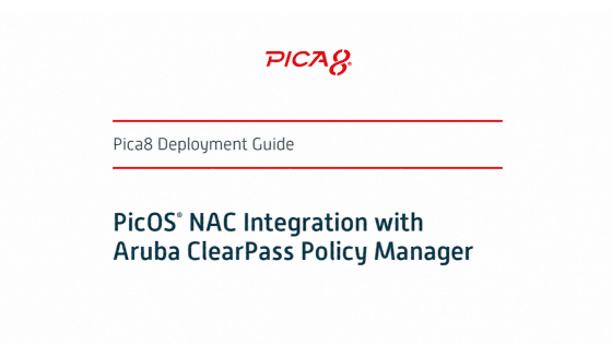 PicOS® NAC Integration with Cisco Identity Services Engine (ISE) Node