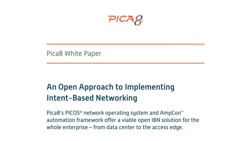 An Open Approach to Implementing Intent-Based Networking